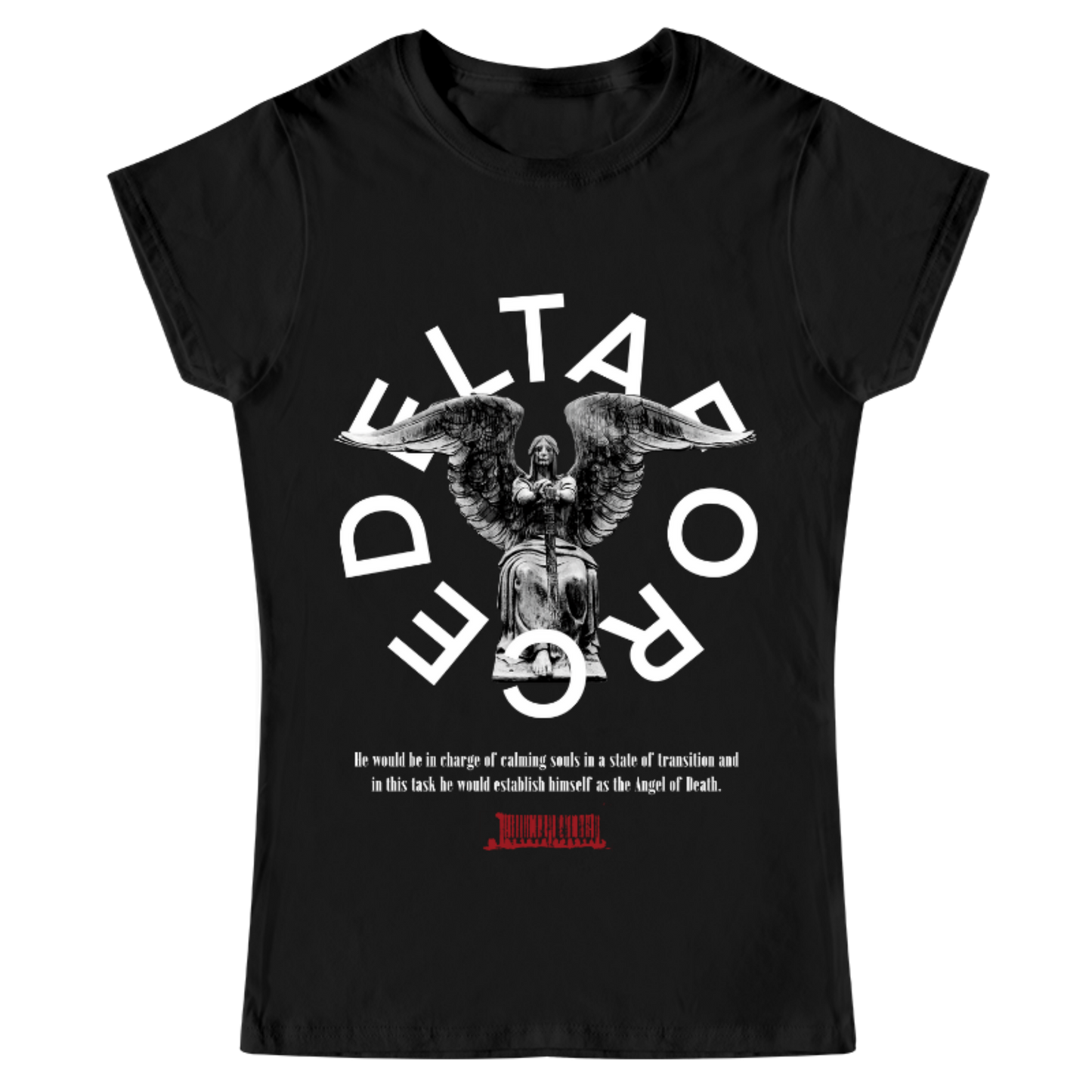 PLAYERA MUJER "ANGEL OF DEATH" DELTA FORCE