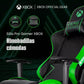 Silla Gamer Techzone Pro Xbox Hasta 120kg Negro/verde